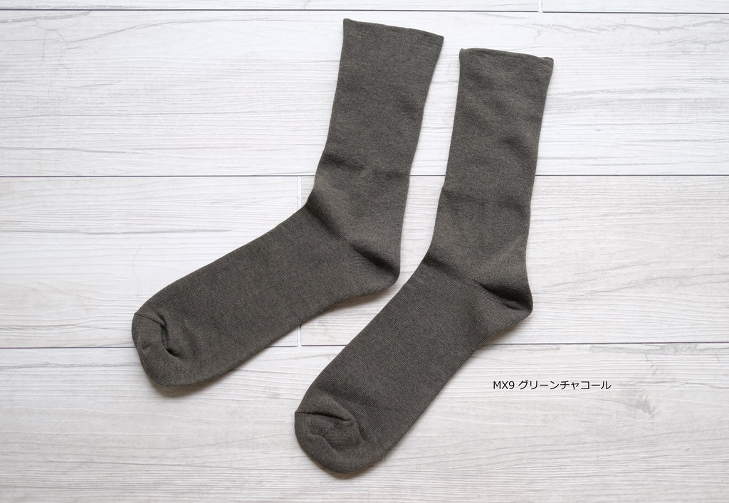 モクティ®︎で編んだながめのゆるいくつ下　約25-27cm【男女兼用】